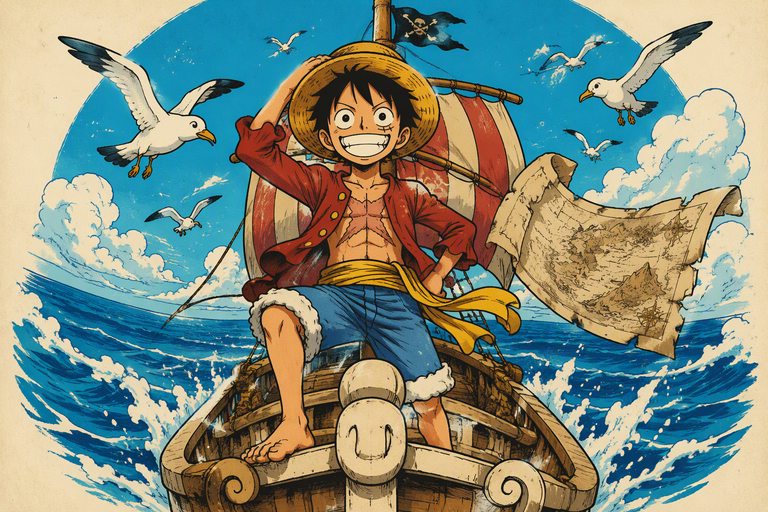 one-piece key art