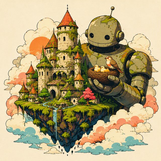 Castle in the Sky illustration