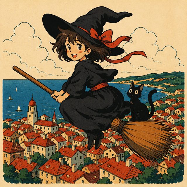 Kiki's Delivery Service illustration
