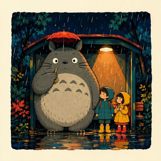 My Neighbor Totoro illustration
