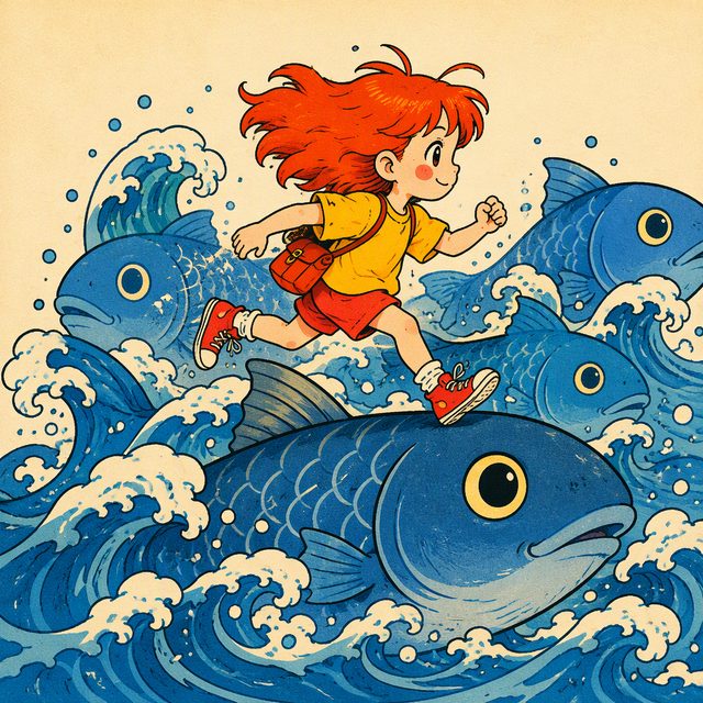 Ponyo illustration