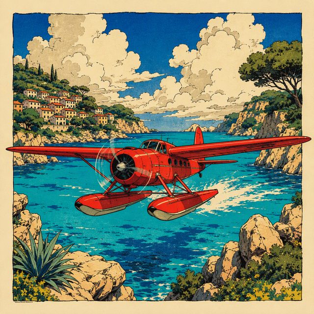 Porco Rosso illustration