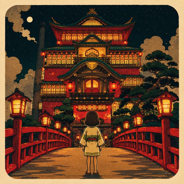Spirited Away illustration