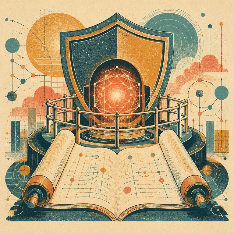 Anthropic risograph illustration